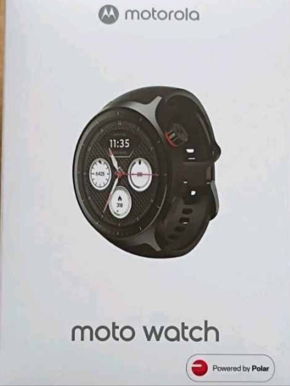 Motorola Moto watch 2026 volcanic ash_silicone black. wellness tracking XT2547-2